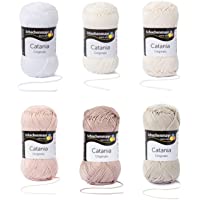 Schachenmayr since 1822 Hilos para Tejer A Mano Schachenmayr Catania- Set Weiss Beige Mix